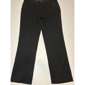 Eddie Bauer Blakely Fit Womens  Size 20W Jet Black Straight Leg Pants 33" Inseam